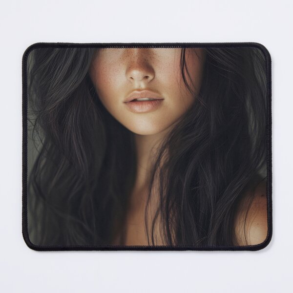 Item preview, Young woman with flowing dark hair designed and sold by anytka.