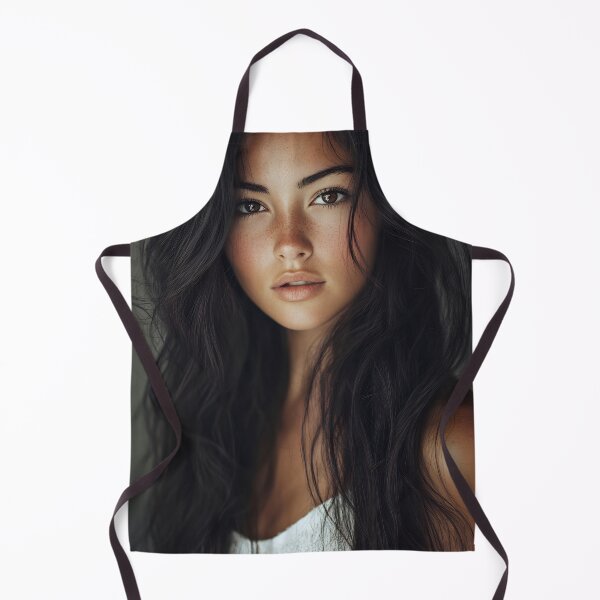 Item preview, Young woman with flowing dark hair designed and sold by anytka.