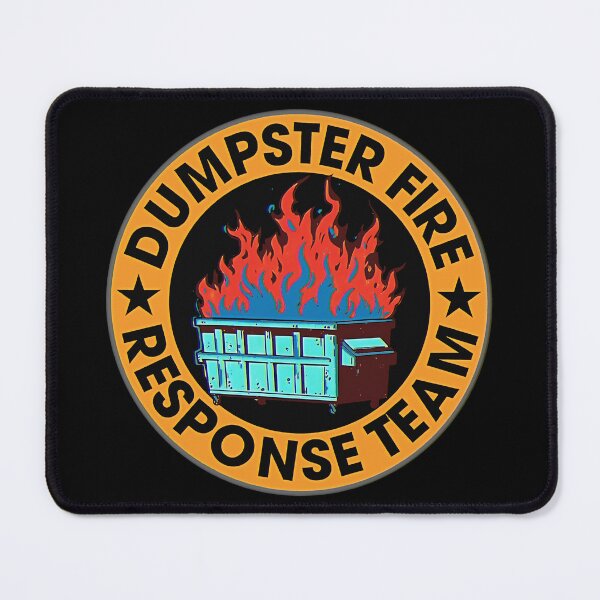 Item preview, Retro Dumpster Fire Response Team designed and sold by gear-posters.