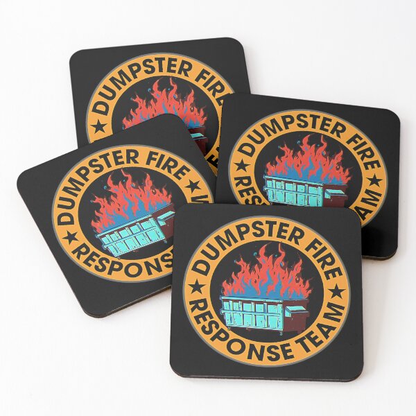 Item preview, Retro Dumpster Fire Response Team designed and sold by gear-posters.
