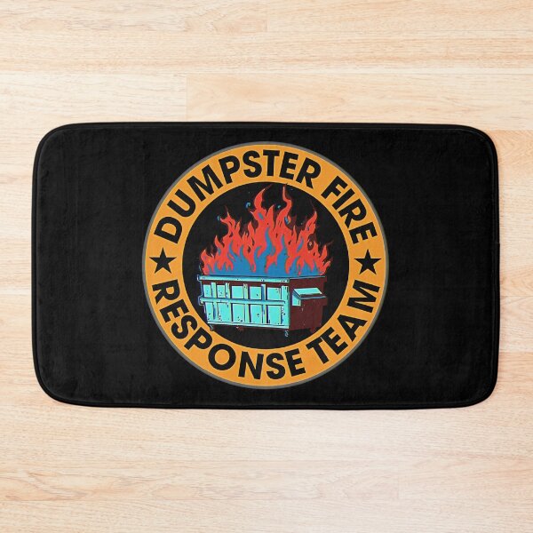 Item preview, Retro Dumpster Fire Response Team designed and sold by gear-posters.