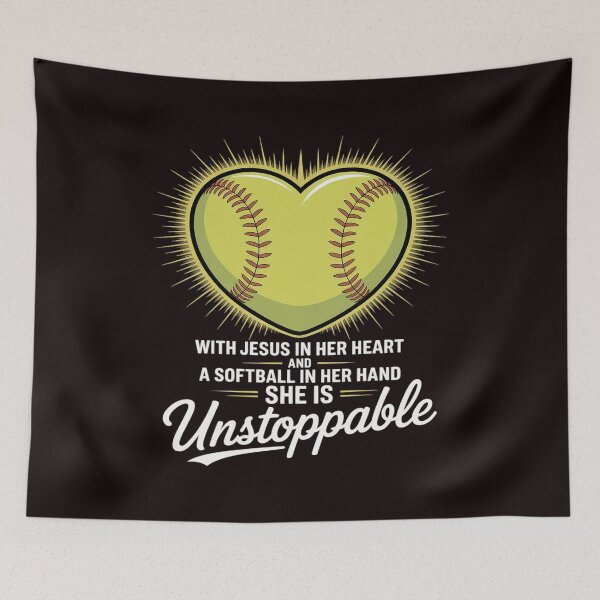 Item preview, Softball Christian Faith Girl Religious designed and sold by JonBarnes22.