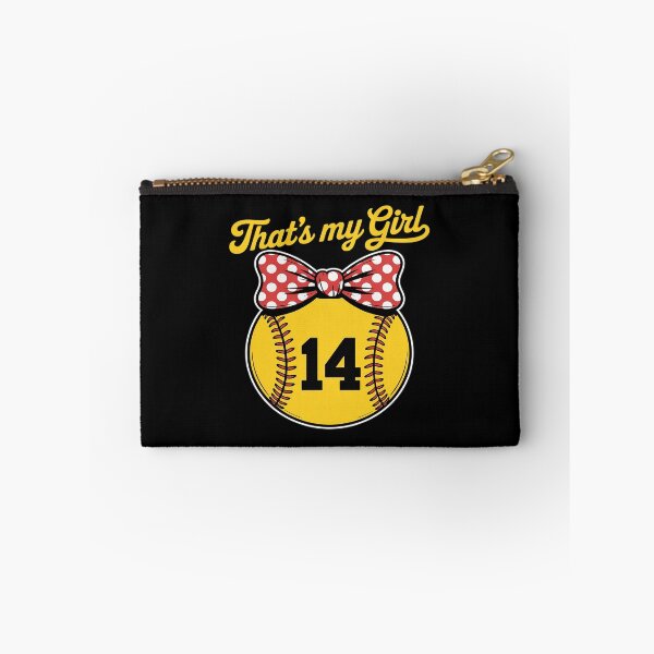 Item preview, Softball Messy Bun That's My Girl #14 Mom or Dad Xmas designed and sold by JonBarnes22.