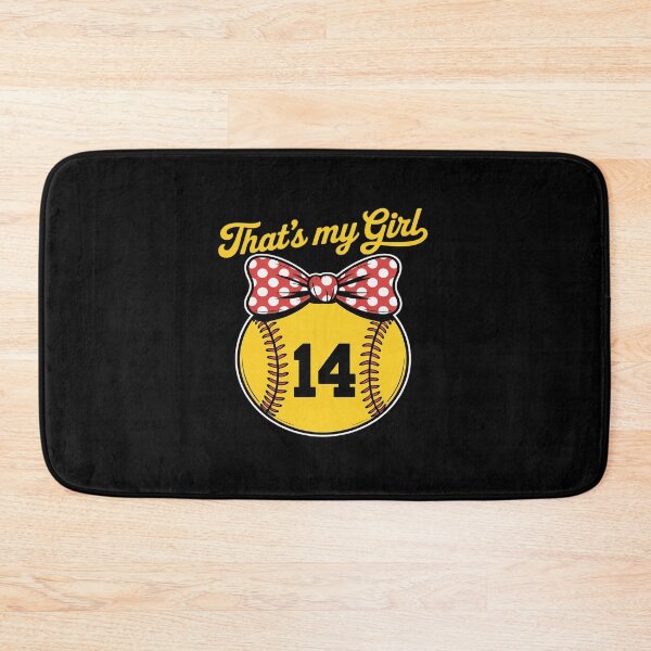 Item preview, Softball Messy Bun That's My Girl #14 Mom or Dad Xmas designed and sold by JonBarnes22.