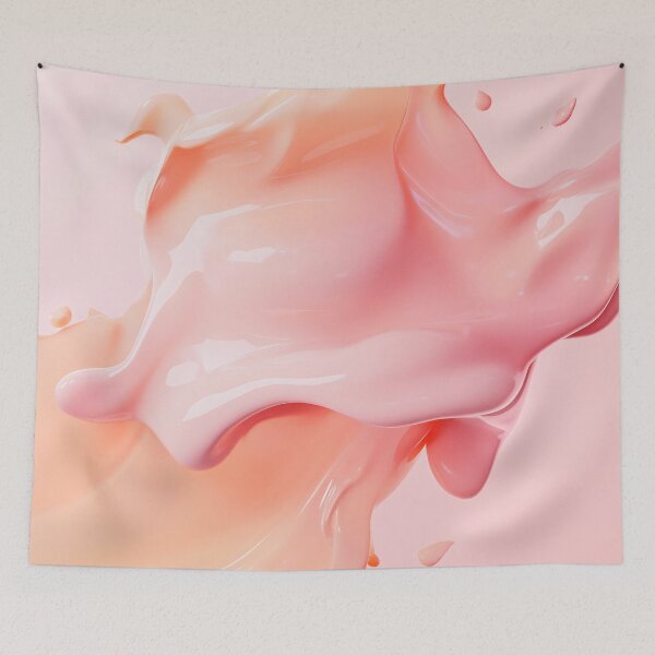 Item preview, Soft pastel pink fluid splashing designed and sold by anytka.