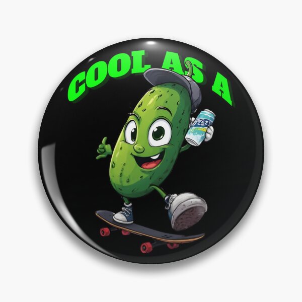Item preview, "Cool as a" – Cucumber Skating. designed and sold by yoyola999.