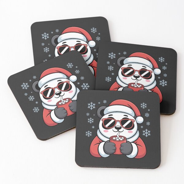 Item preview, Chill Panda Claus Cute Kawaii Christmas Funny Holiday Art designed and sold by ColorSplash123.