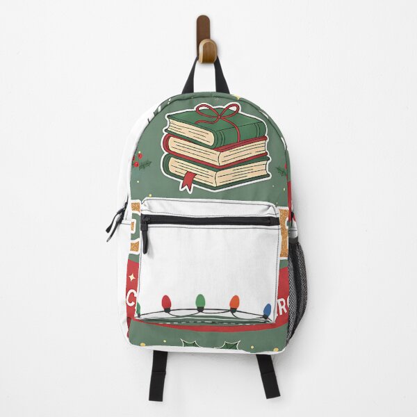 Item preview, Christmas Teacher Classroom Hero Books Holly designed and sold by Silent Watch Threads..