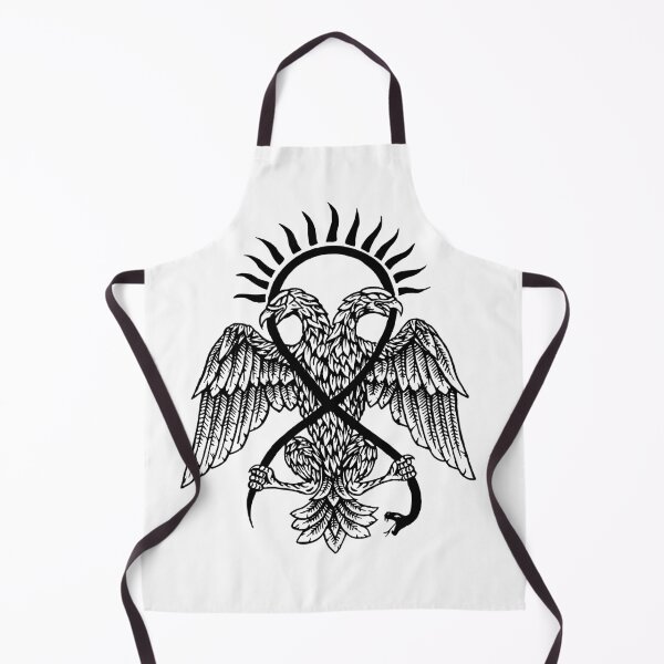 Item preview, Smiting eagle, Double headed eagle slaying serpent (Black line) designed and sold by Solistine-.