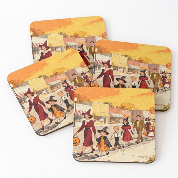 Item preview, Vintage Halloween Parade in Town designed and sold by Athena2445.