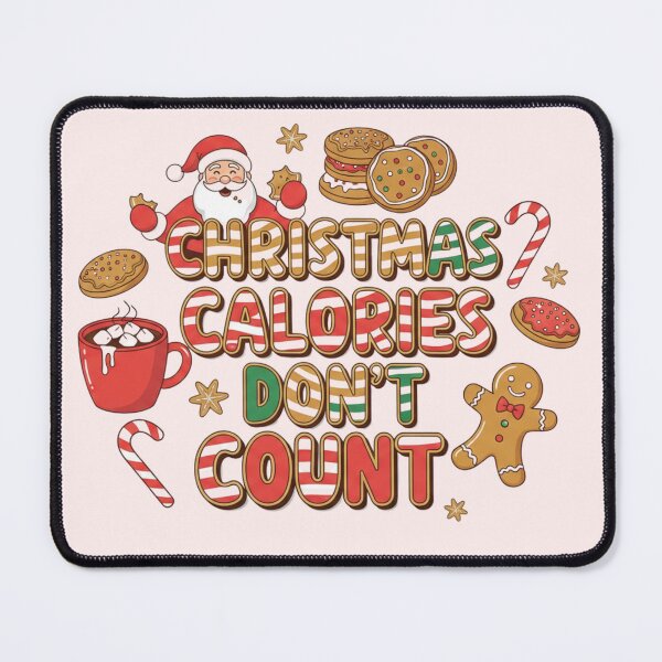 Item preview, Funny Christmas Humor Calories Don't Count Holiday Festival designed and sold by CreazyCreator77.