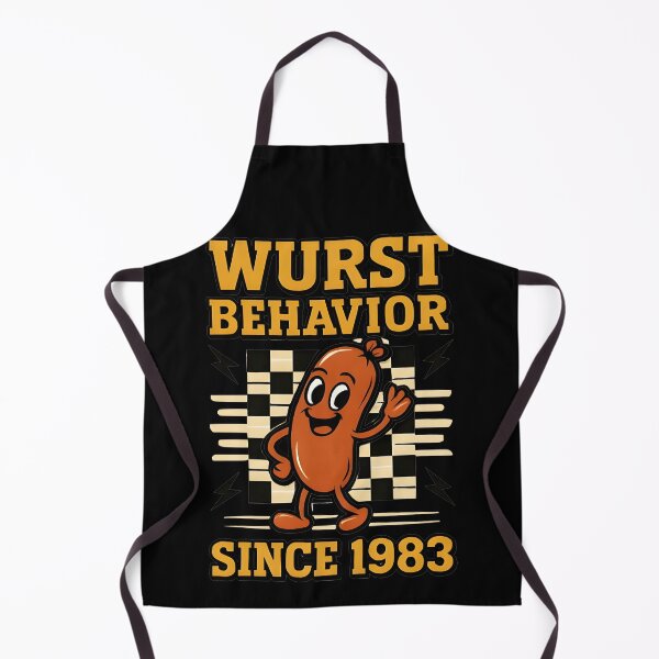 Item preview, Funny Wurst Behavior Birthday German Beer Bratwurst Since 1983 Oktoberfest's Design designed and sold by Dantin.