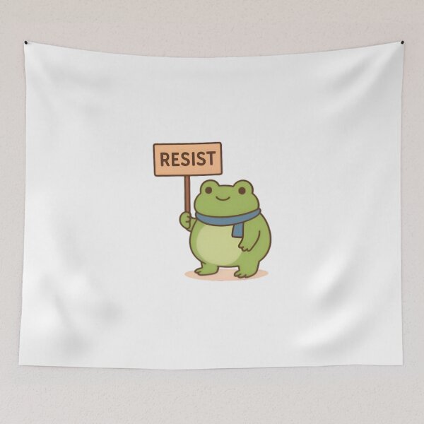 Item preview, Resist Frog designed and sold by Day Dreamer.