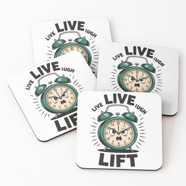 Item preview, Grumpy Alarm Clock - Live Laugh Lift Fitness Motivation designed and sold by ArtistryNetix.