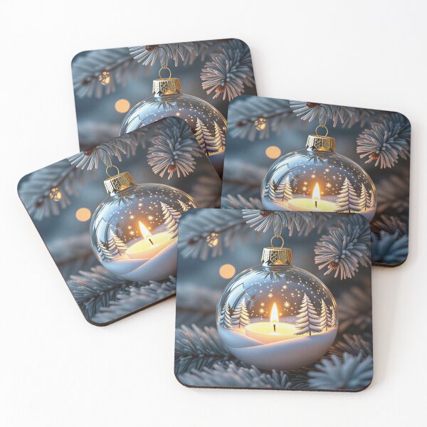 Item preview, Christmas ball wallpaper designed and sold by Planet Utoppia.