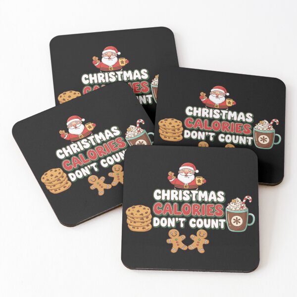 Item preview, Funny Christmas Humor Festival Calories Don't Count Holiday designed and sold by CreazyCreator77.