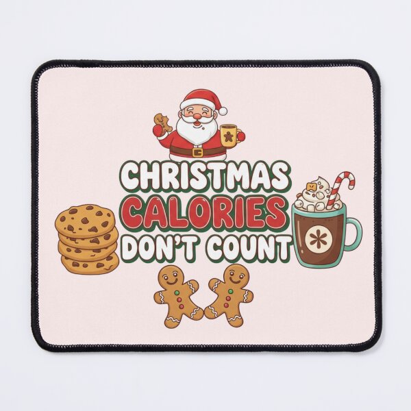 Item preview, Funny Christmas Humor Festival Calories Don't Count Holiday designed and sold by CreazyCreator77.