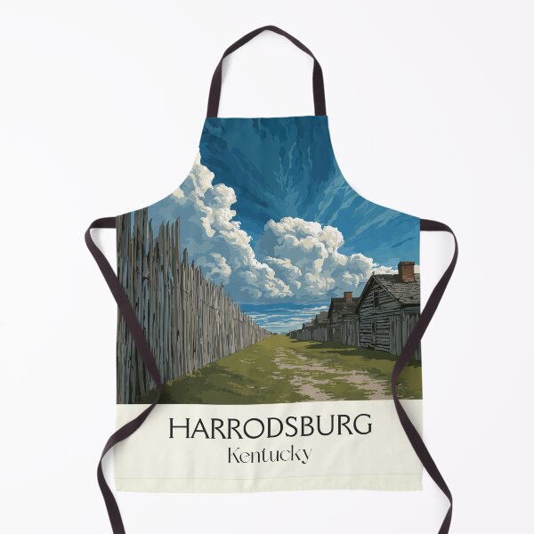 Item preview, Harrodsburg Kentucky Pioneer Fort | Historic Settlement Poster designed and sold by TuncGK.