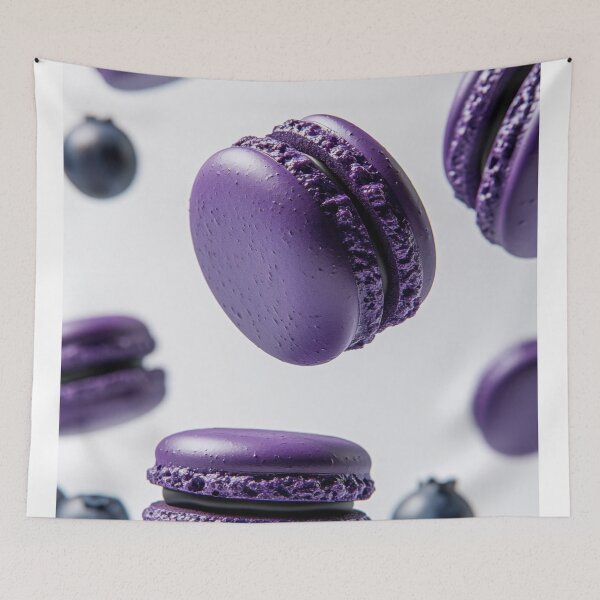 Item preview, Purple macarons with blueberries designed and sold by anytka.