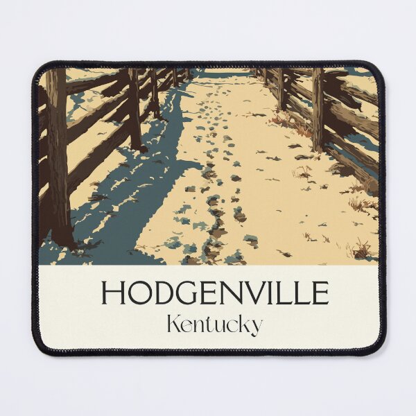 Artikelvorschau, Hodgenville Kentucky Winterpfad | Historischer Geburtsort Poster entworfen und verkauft von TuncGK.