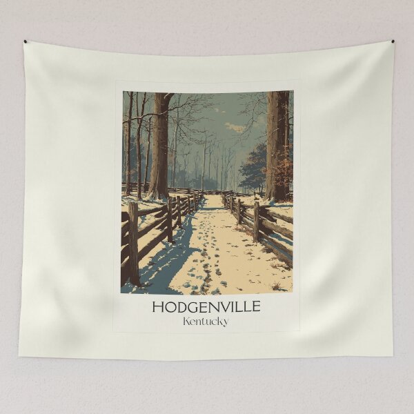 Item preview, Hodgenville Kentucky Winter Path | Historic Birthplace Poster designed and sold by TuncGK.