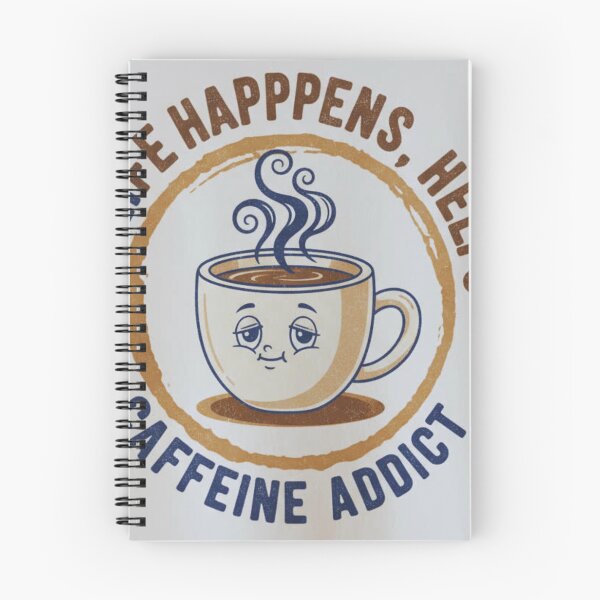 Item preview, Life Happens, Coffee Helps! designed and sold by CuteOasis.