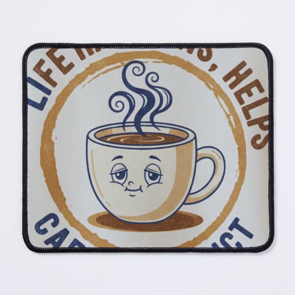 Item preview, Life Happens, Coffee Helps! designed and sold by CuteOasis.