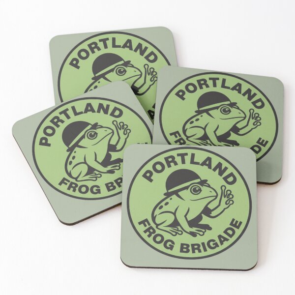 Item preview, Portland Frog Brigade | Portland Protest Frog Emblem Design designed and sold by Essémké.