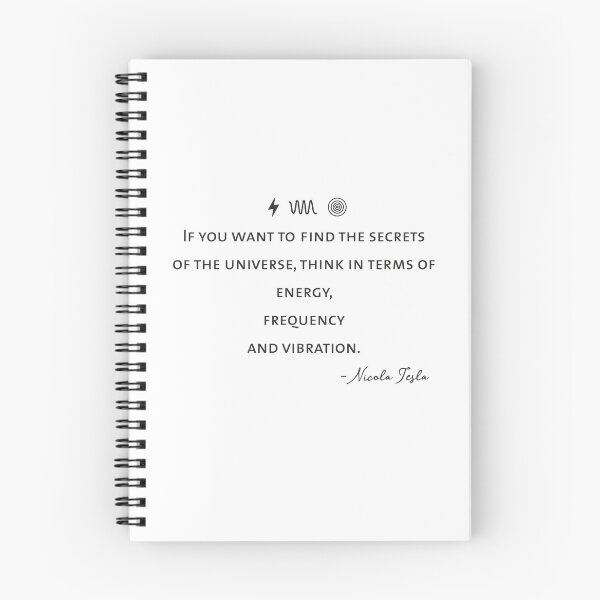 Item preview, Energy, Frequency, Vibration – Nikola Tesla Quote designed and sold by Lumawear .