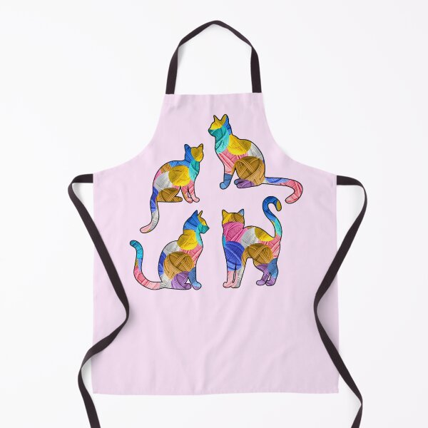Item preview, Yarn Cats Illustration - Yarn Pattern Design designed and sold by TherezaDesign.