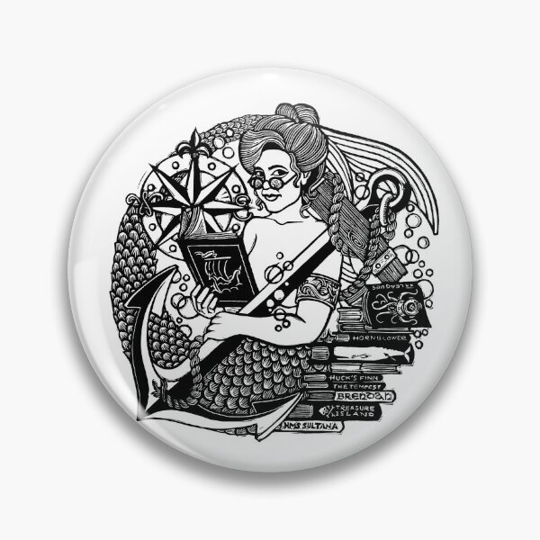 Item preview, The Well-Read Mermaid designed and sold by NedBustard.