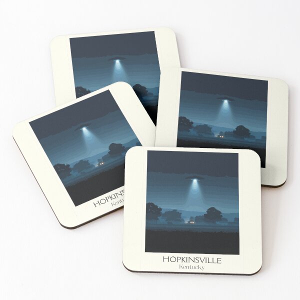 Item preview, Hopkinsville Kentucky Night Sky | Mysterious Lights Poster designed and sold by TuncGK.