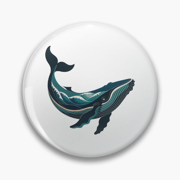 Item preview, Bathymetry Map Inside Whale • Outline Ocean Chart designed and sold by Blok45.
