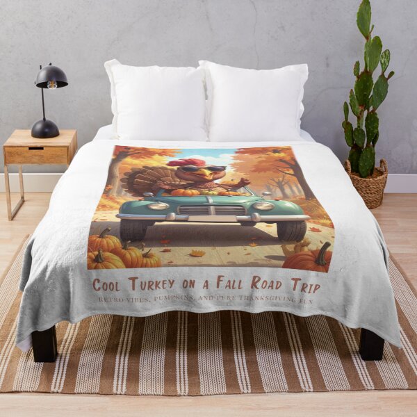 Item preview, Cool Turkey Retro Fall Road Trip – Funny Thanksgiving Autumn Vibes designed and sold by pod24.