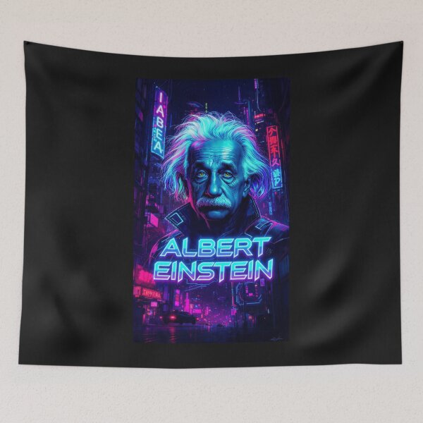 Item preview, Einstein Reimagined – Neon Mind of the Future designed and sold by JFS-STUFFS.
