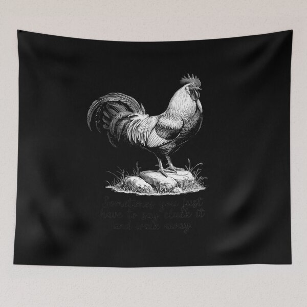 Item preview, Sometimes You Just Have To Say Cluck It Bold Text designed and sold by JonBarnes22.
