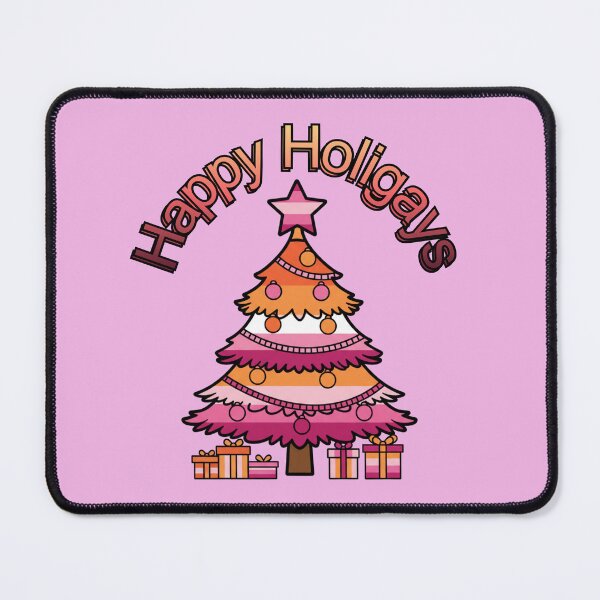 Item preview, Happy Holigays Funny Lesbian Christmas Design designed and sold by Sapphic-Charm.