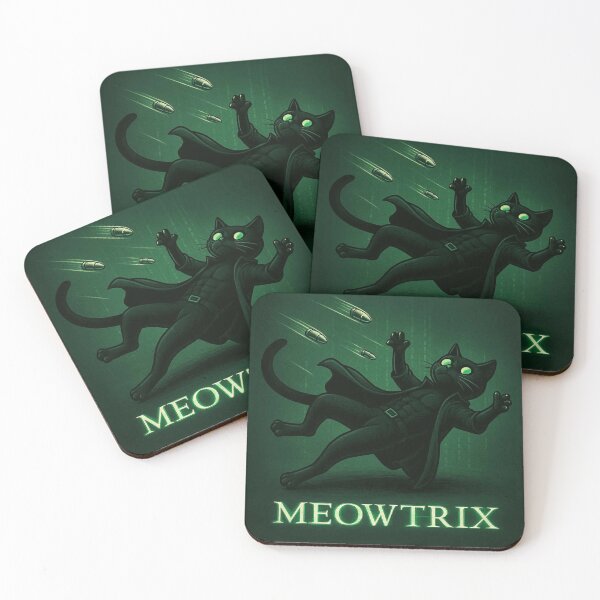 Item preview, MEOWTRIX – The Cat-rix Parody designed and sold by OddJobsOnly.