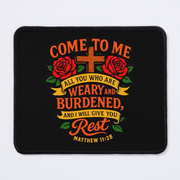 Item preview, Matthew 11:28 Come To Me All You Who Are Weary And Burdened designed and sold by plushism.