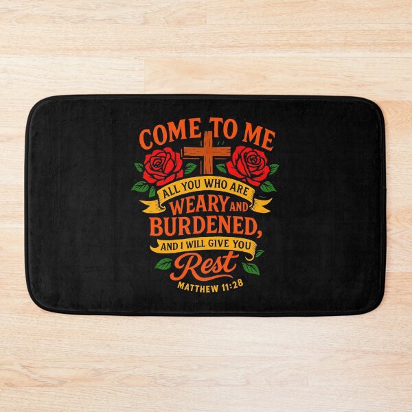 Item preview, Matthew 11:28 Come To Me All You Who Are Weary And Burdened designed and sold by plushism.