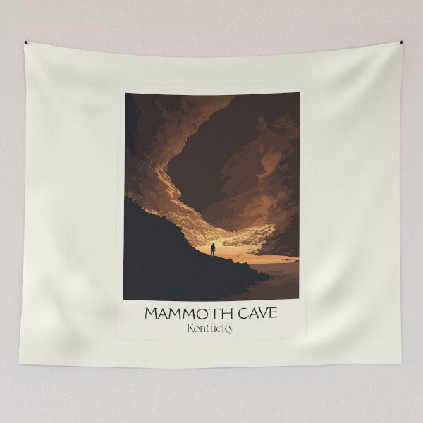 Item preview, Mammoth Cave Kentucky National Park | Cavern Explorer Poster designed and sold by TuncGK.