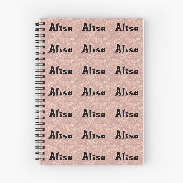 Item preview, Alisa Name Design - Cute Font, Minimalist, with Black Lettering :) designed and sold by Myriel-Myriel.
