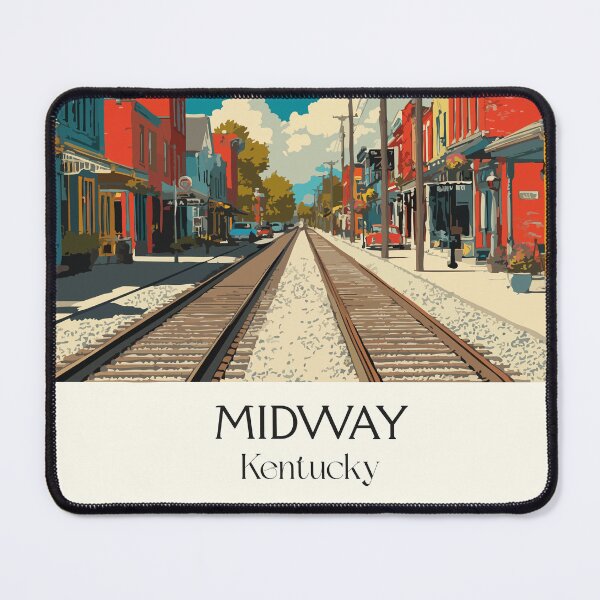 Item preview, Midway Kentucky Railroad Town | Main Street Poster designed and sold by TuncGK.