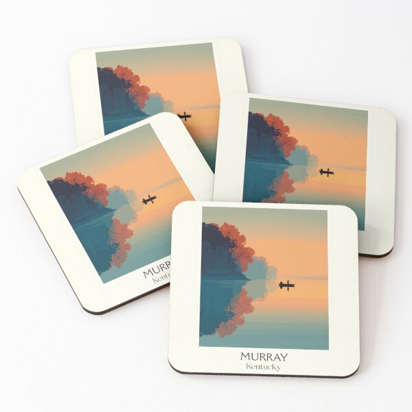 Item preview, Murray Kentucky Lake Sunset | Minimalist Kayak Poster designed and sold by TuncGK.