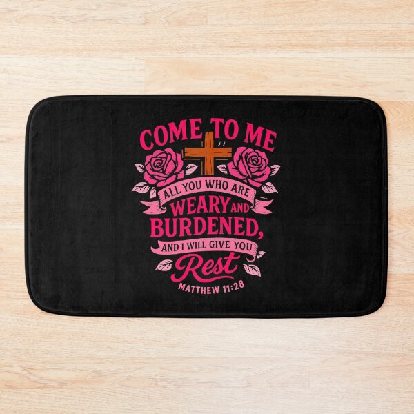 Item preview, Matthew 11:28 Come To Me All You Who Are Weary And Burdened designed and sold by plushism.