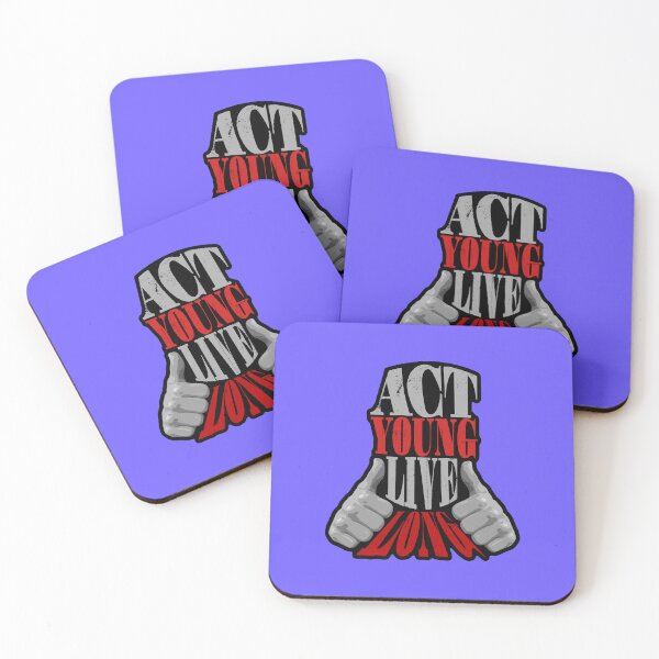 Item preview, Act Young, Live Long designed and sold by Bearded Jester Designs.