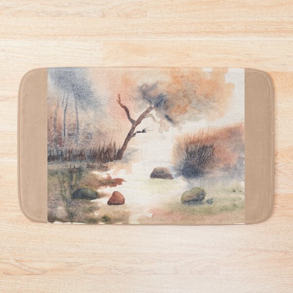 Item preview, Marshy River Scene designed and sold by The Elderberry Blossom.