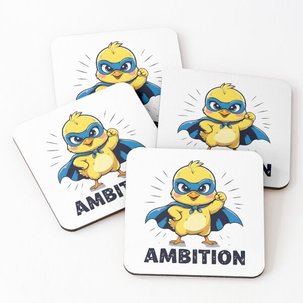 Item preview, Ambition Unleashed: Little Chick, Big Dreams Superhero designed and sold by ArtistryNetix.