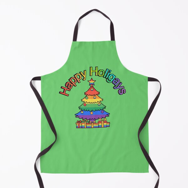 Item preview, Happy Holigays Funny LGBTQ Rainbow Christmas Design designed and sold by Sapphic-Charm.