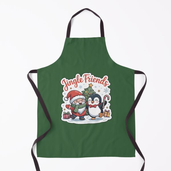 Item preview, Christmas Gnomes Sticker Jingle Friends Gnome & Penguin Dance Holiday Art designed and sold by Nuist25.